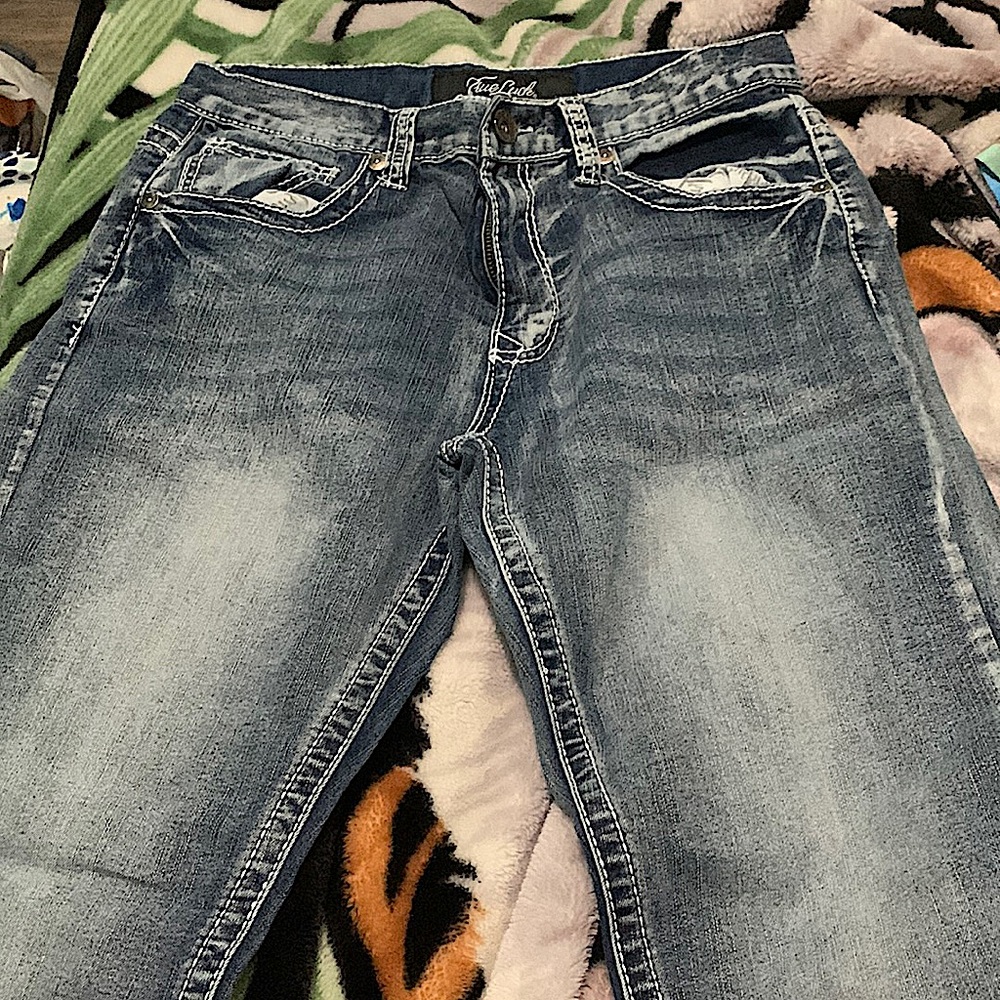 Mens Blue Jeans “True Luck”